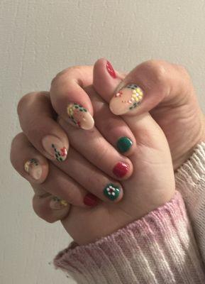 Our Christmas nails