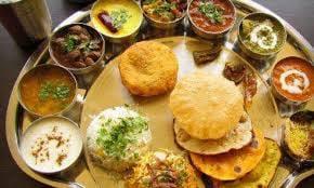 A wide variety of Indian vegetarian specialties