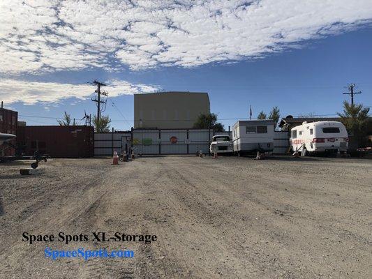 Space Spots XL-Storage Residential, Commercial and Industrial Usage. 427 West Avenue G, Lancaster CA 93534 SpaceSpots.com