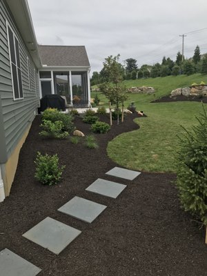 Mulch and landscaping