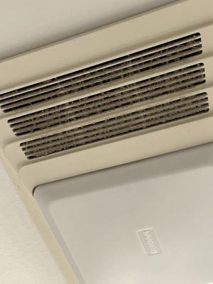 Bathroom vents need cleaning