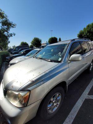 The car was clean prior to arriving, and this is how it was returned to us.