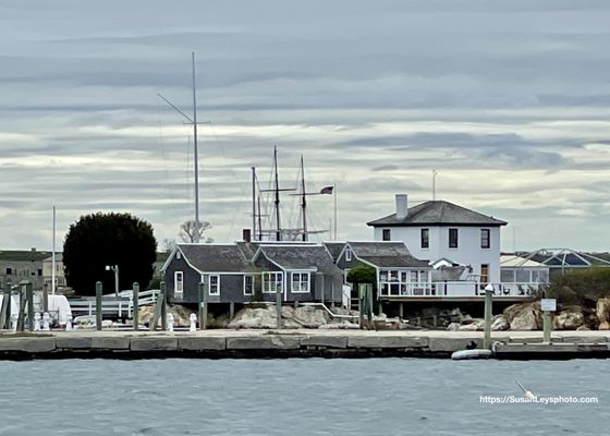 View of Ida Lewis Yacht Club from Kings Park in Newport (and yes, the view is a lot better from the launch as you head into Brenton Cove).