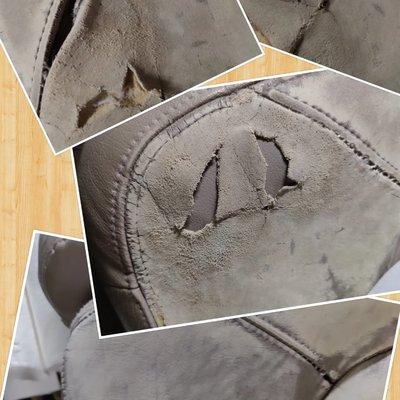 Repair damaged leather