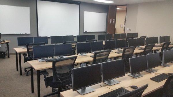 One of the ACI Dallas classrooms