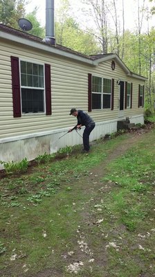 Pressure washing