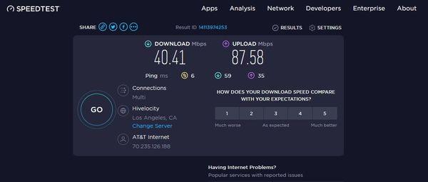 Att fiber not providing 500MBs in ventura, Ca
 December 2022