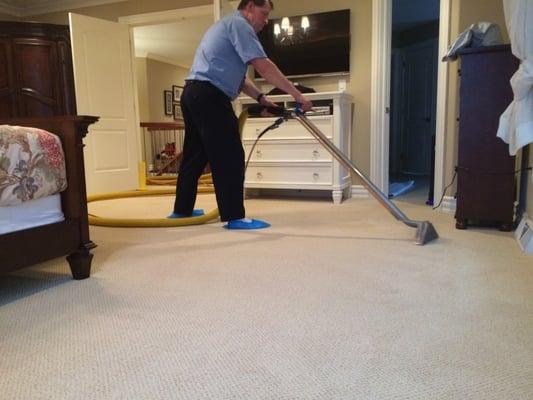 We offer expert carpet cleaning services.