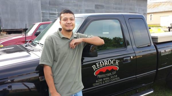 Jose takes care of our Termite Inspections & Treatments.