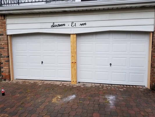 Garage door completed