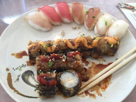 Sushi and rolls