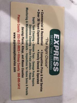 Express Septic Service