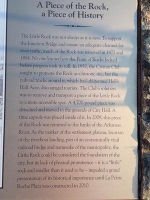 A little history on the Little Rock.