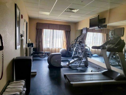 Exercise Room at Holiday Inn Express Somerset, PA