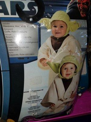 Halloween costumes in packages