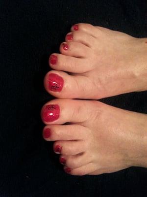 Fun pedicures!