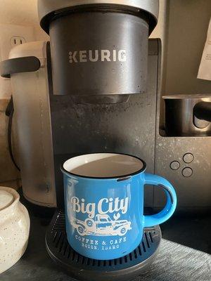 New favorite mug, thank you Big City Coffee