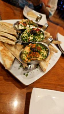 Hummus sampler