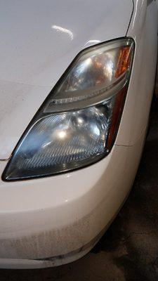 Headlight Restoration Before