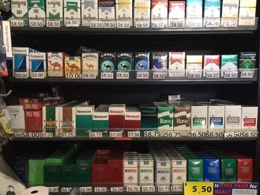 Cigarette selection