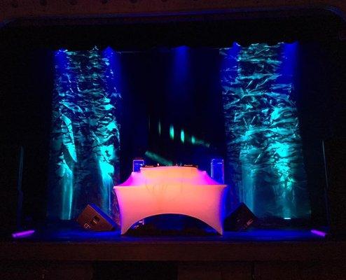 DJ lights for Gay ski week in Telluride