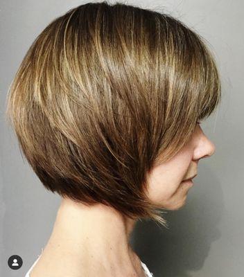 Beautiful Blunt Bob by Kelly