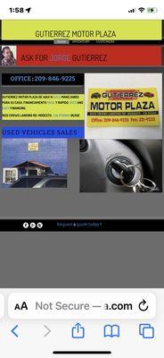 Gutierrez motor plaza