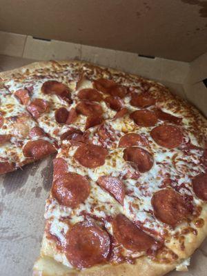 classic pepperoni pizza