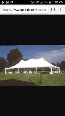 Tent from Taylor rental