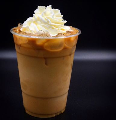 Caramel iced latte