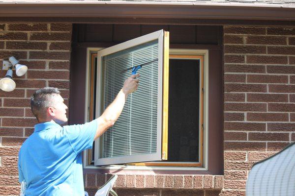 Yep, we wash windows!