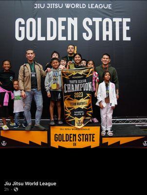 Maxwell Jiu-Jitsu wins JJWorldLeague NorCal Season Champions