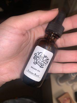 Beard oil $15