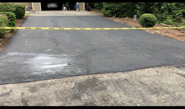 A complete new driveway