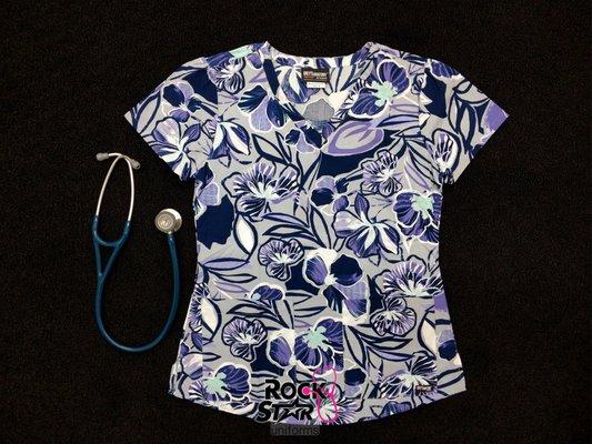 Littmann Stethoscope & Barco scrub top