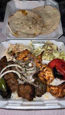 Combination Kebab Plate