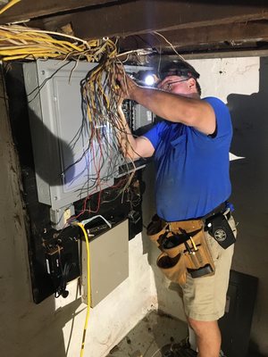 Replacing a panel box