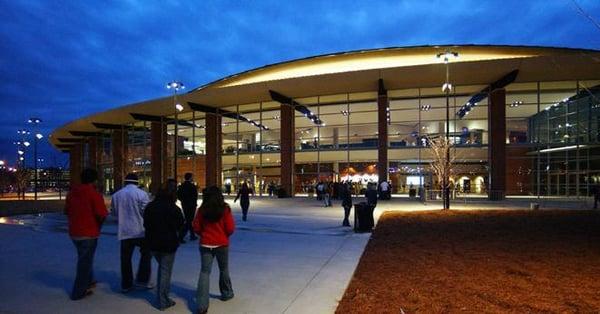 Outside Exterior of the Gwinnett County, GA - Collins Hill Aquatic Center