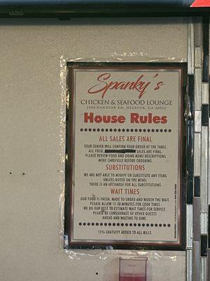 House Rules