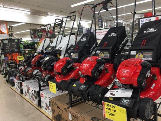 The mower lineup