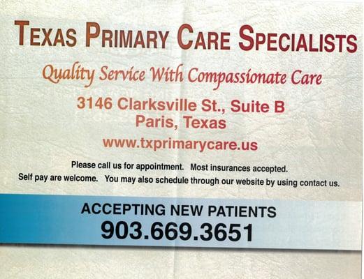 Texas Primary Care Specialists