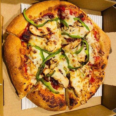 BBQ Chicken pizza