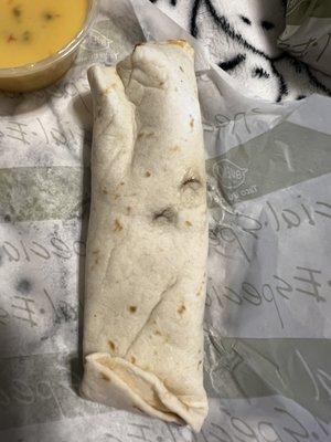 My Party Burrito came with some nice yummy fingernail marks!