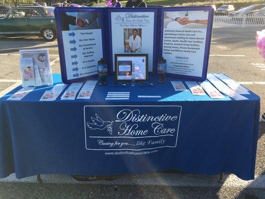 Info Booth at this years Alzheimer's Walk - Prince Georges County 2017 National Harbor , Oxon Hill