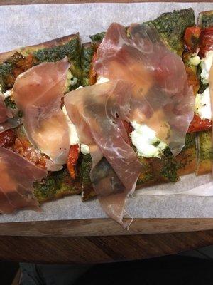 Prosciutto flatbread