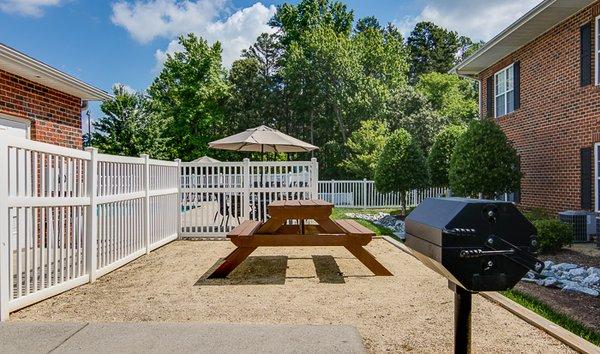 Enjoy a barbecue area at Swathmore Court Apartments