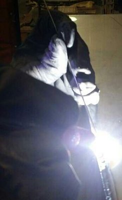 TIG welding stainless while adding filler rod