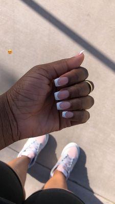 Manicure: French tips