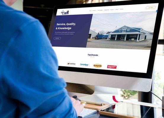 Wieber Lumber Client Website