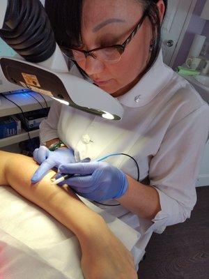 Meet professional electrologist, Iryna